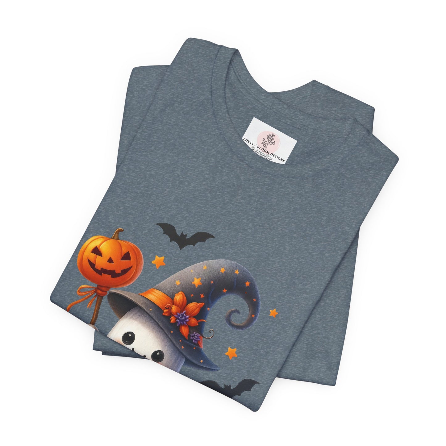 Halloween Ghost Tee, Funny Ghost Shirt, Unisex Halloween T-Shirt, Pumpkin Tee, Spooky Season Apparel, Cute Halloween Gift