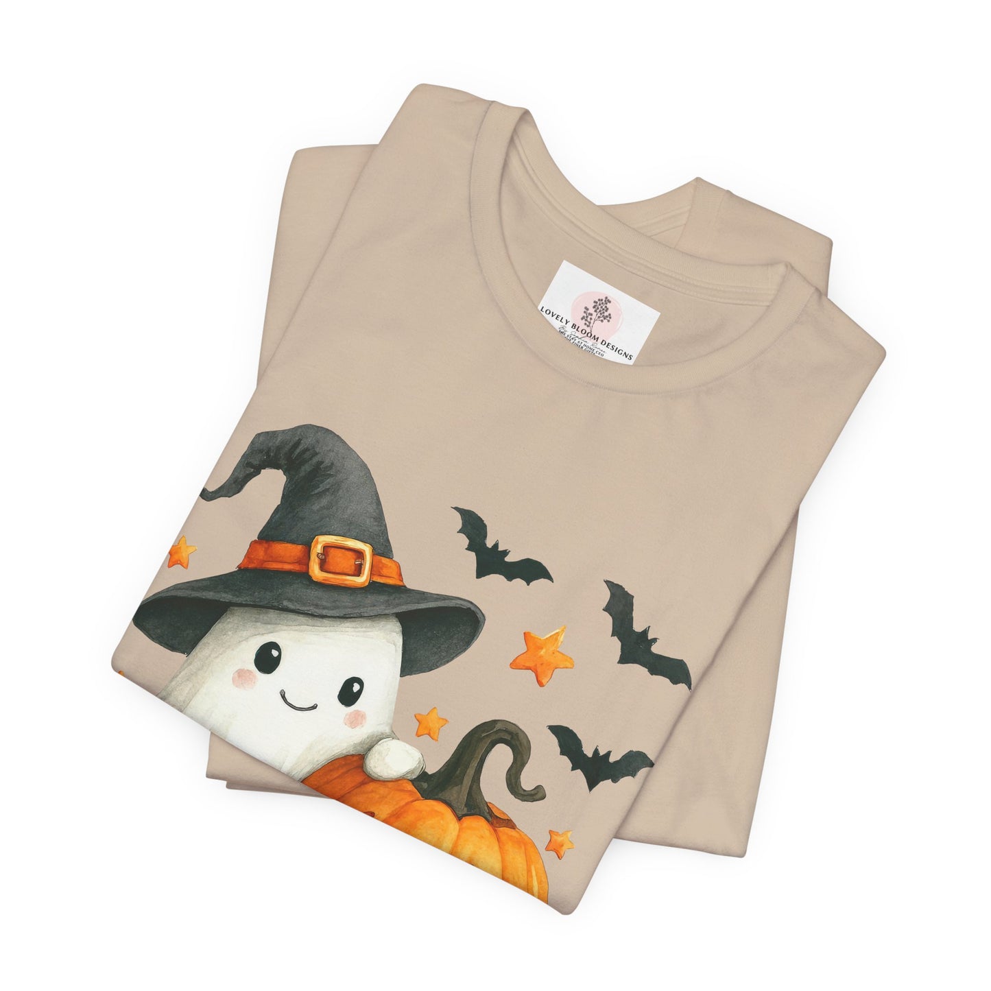 Halloween Ghost Tee, Funny Ghost Shirt, Unisex Halloween T-Shirt, Pumpkin Tee, Spooky Season Apparel, Cute Halloween Gift