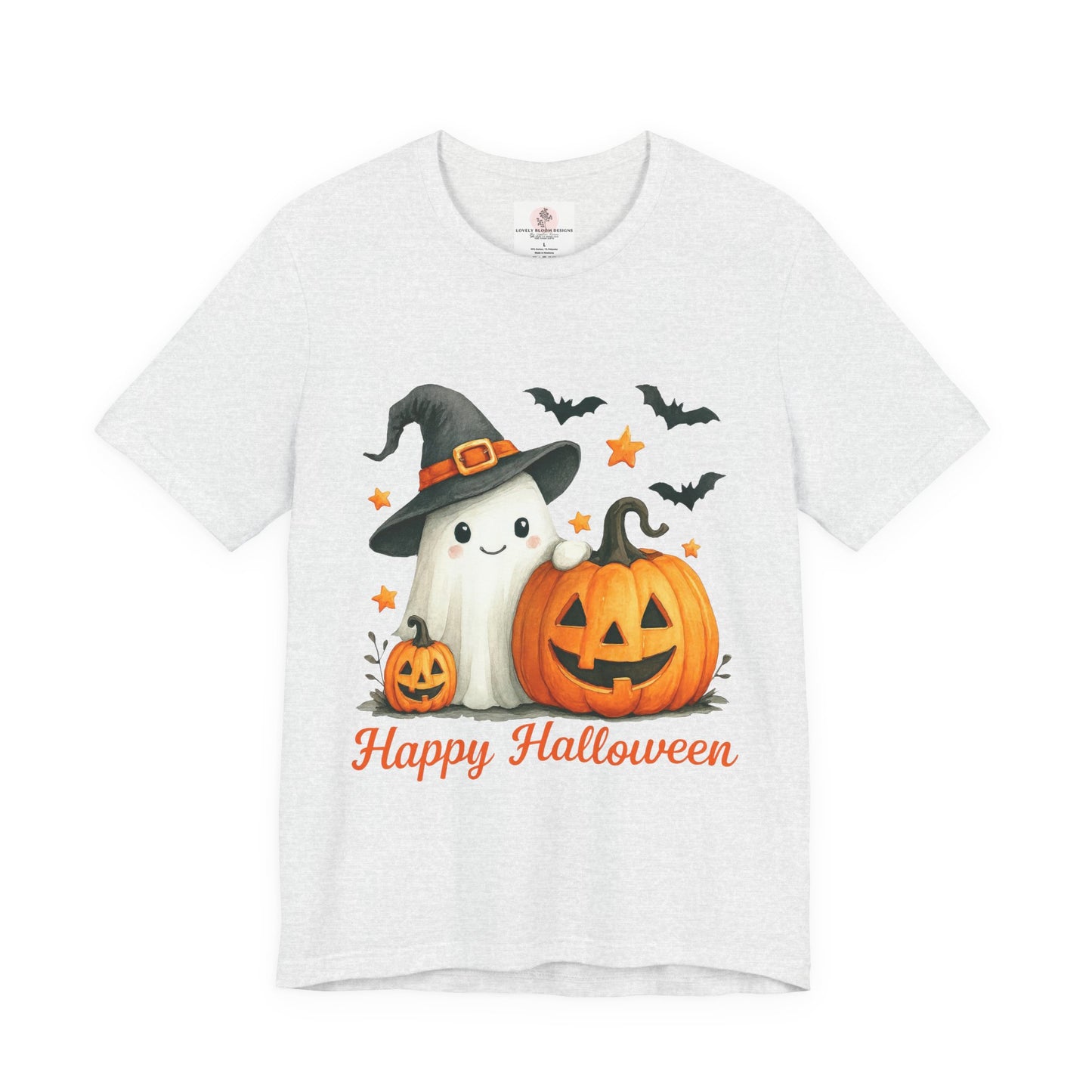 Halloween Ghost Tee, Funny Ghost Shirt, Unisex Halloween T-Shirt, Pumpkin Tee, Spooky Season Apparel, Cute Halloween Gift