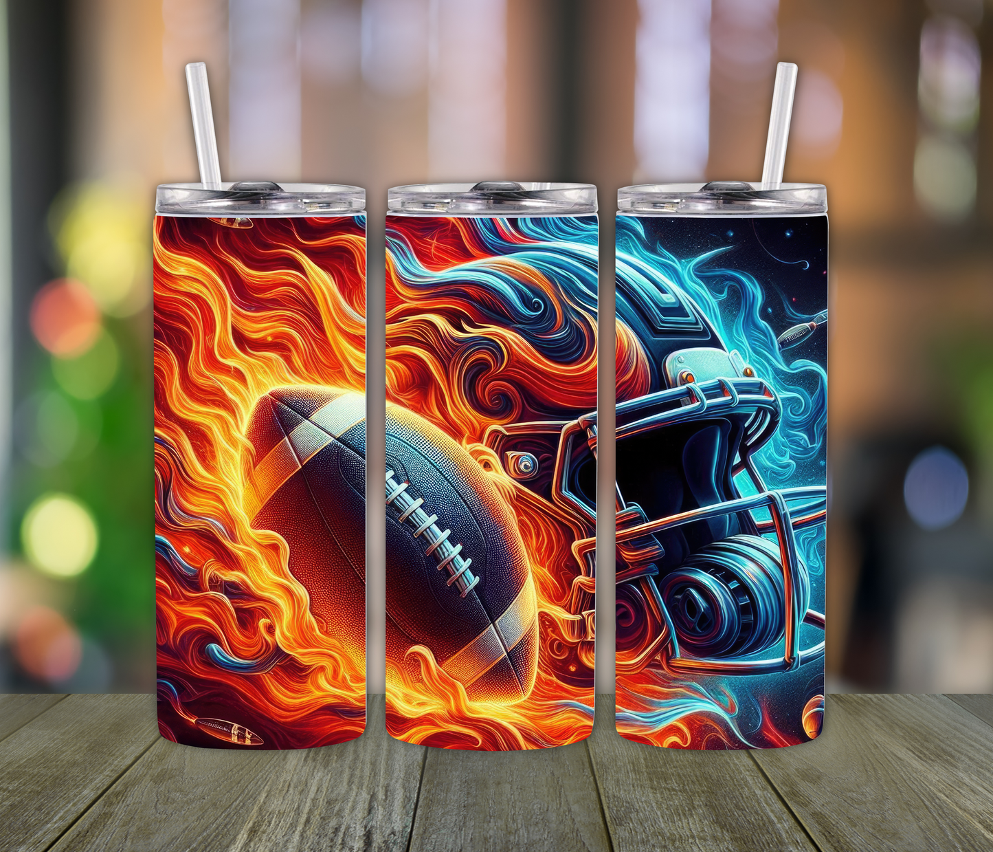 Football Life Tumbler – 20oz Sports Cup for Boys, Teens, Dads & Football Fans Everywhere