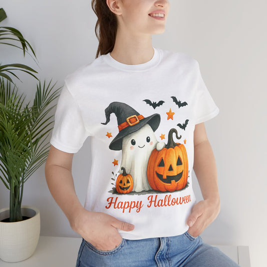 Halloween Ghost Tee, Funny Ghost Shirt, Unisex Halloween T-Shirt, Pumpkin Tee, Spooky Season Apparel, Cute Halloween Gift