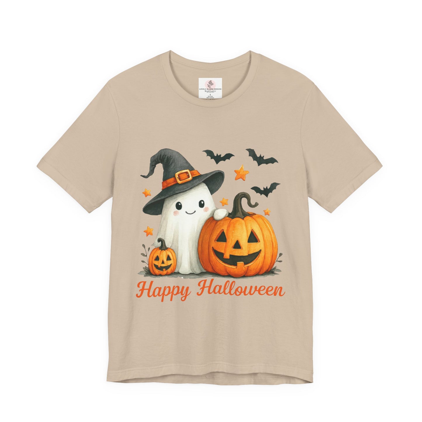 Halloween Ghost Tee, Funny Ghost Shirt, Unisex Halloween T-Shirt, Pumpkin Tee, Spooky Season Apparel, Cute Halloween Gift
