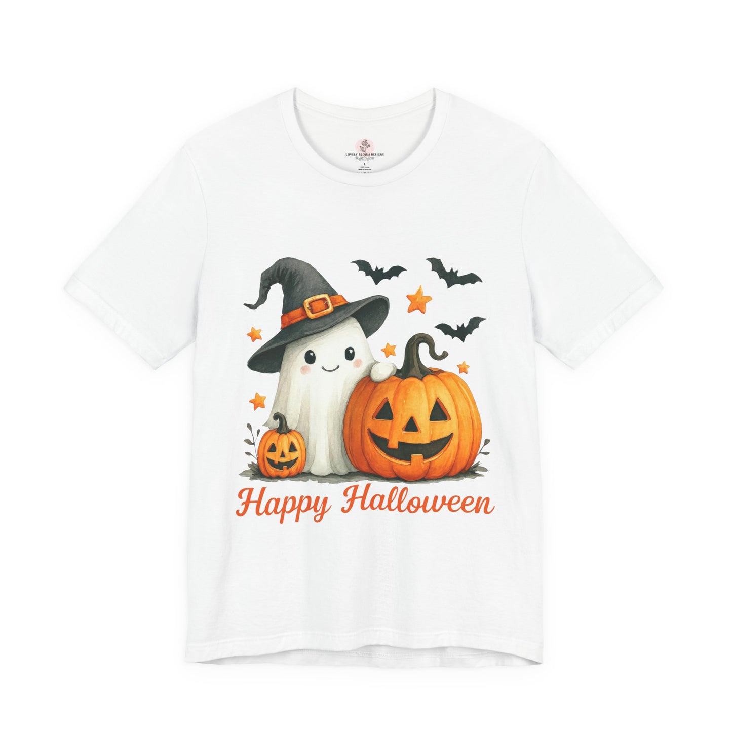 Halloween Ghost Tee, Funny Ghost Shirt, Unisex Halloween T-Shirt, Pumpkin Tee, Spooky Season Apparel, Cute Halloween Gift