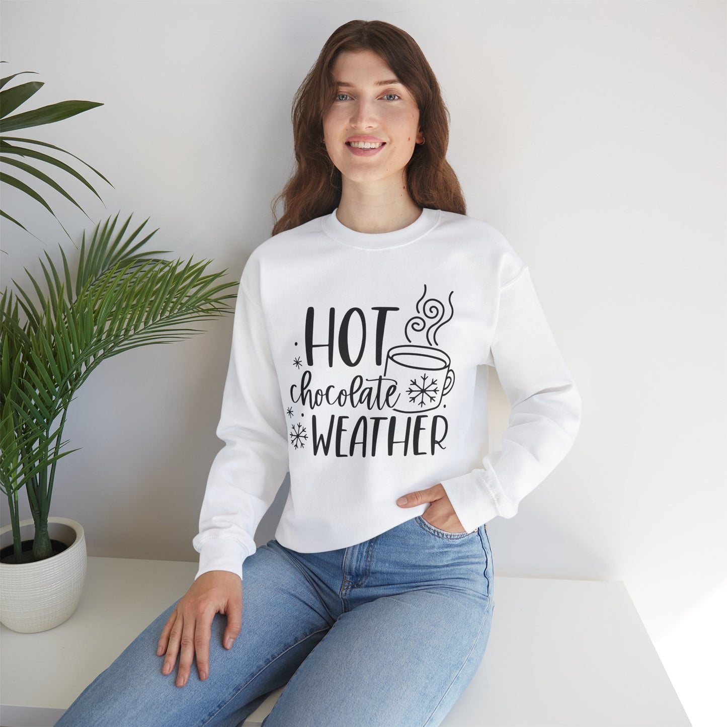 Hot Chocolate Weather Winter/Fall Sweatshirt
