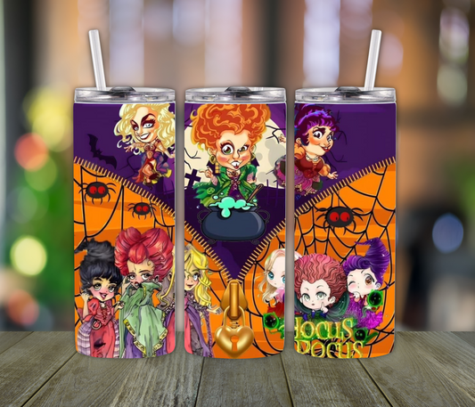 Hocus Pocus Cartoon Tumbler