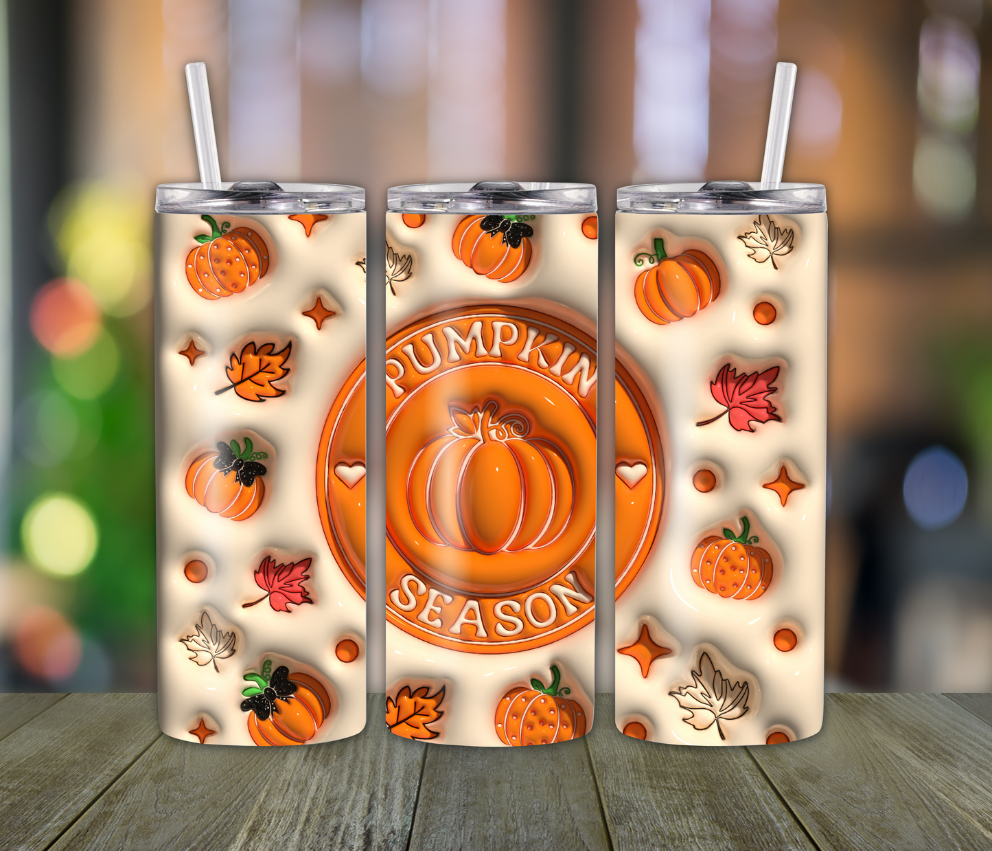 Pumpkin Season Tumbler – 20oz Fall Cup for Coffee & Hot Cocoa Lovers, Autumn Gift for Her
