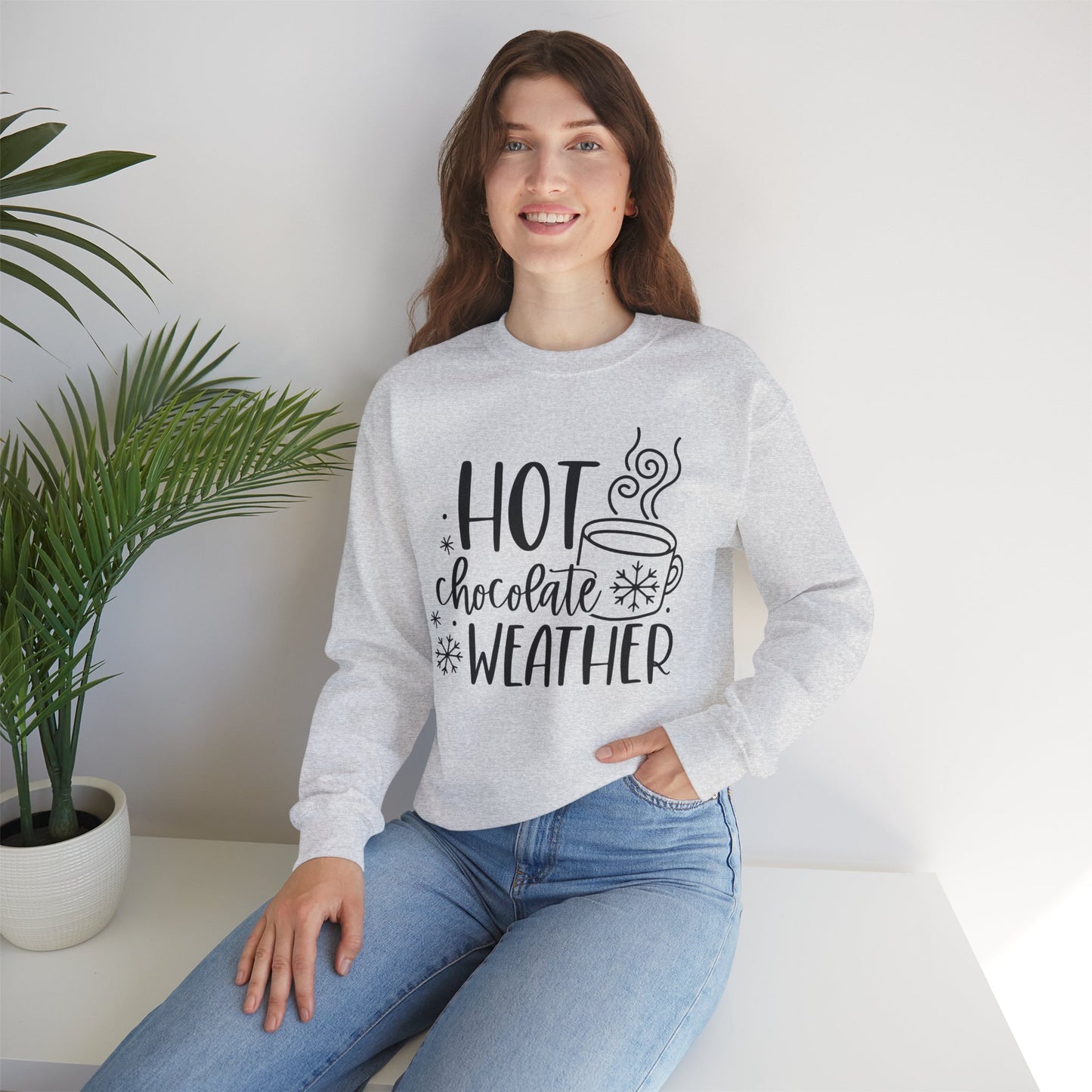 Hot Chocolate Weather Winter/Fall Sweatshirt