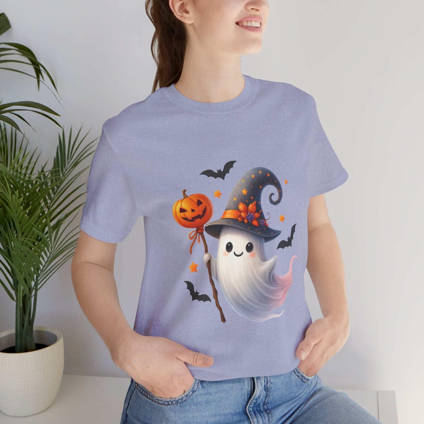 Halloween Ghost Tee, Funny Ghost Shirt, Unisex Halloween T-Shirt, Pumpkin Tee, Spooky Season Apparel, Cute Halloween Gift
