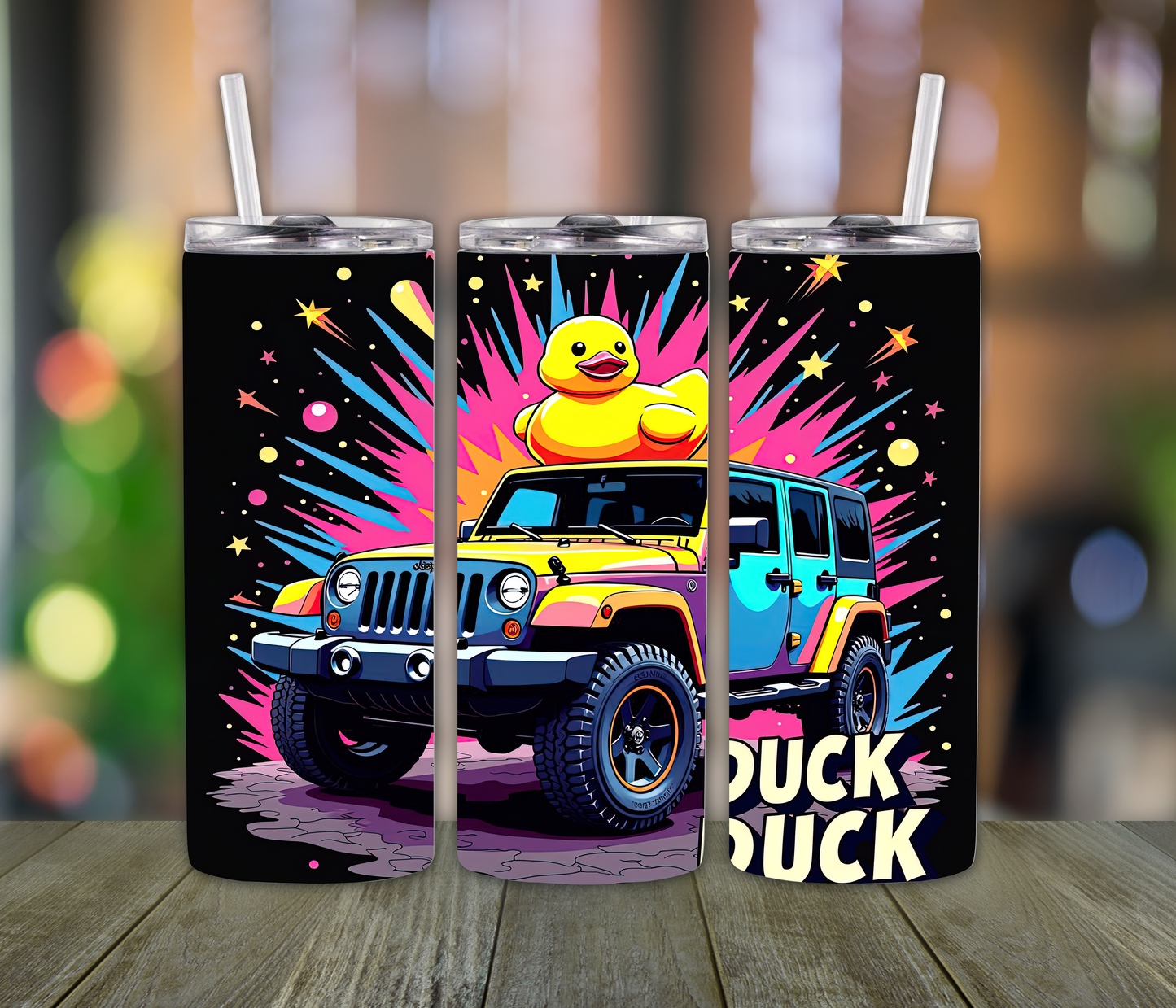 Ducks, Dirt & 4x4 Life Tumbler – 20oz Country Mom or Dad Gift, Off Road Duck Lover Cup, Mud