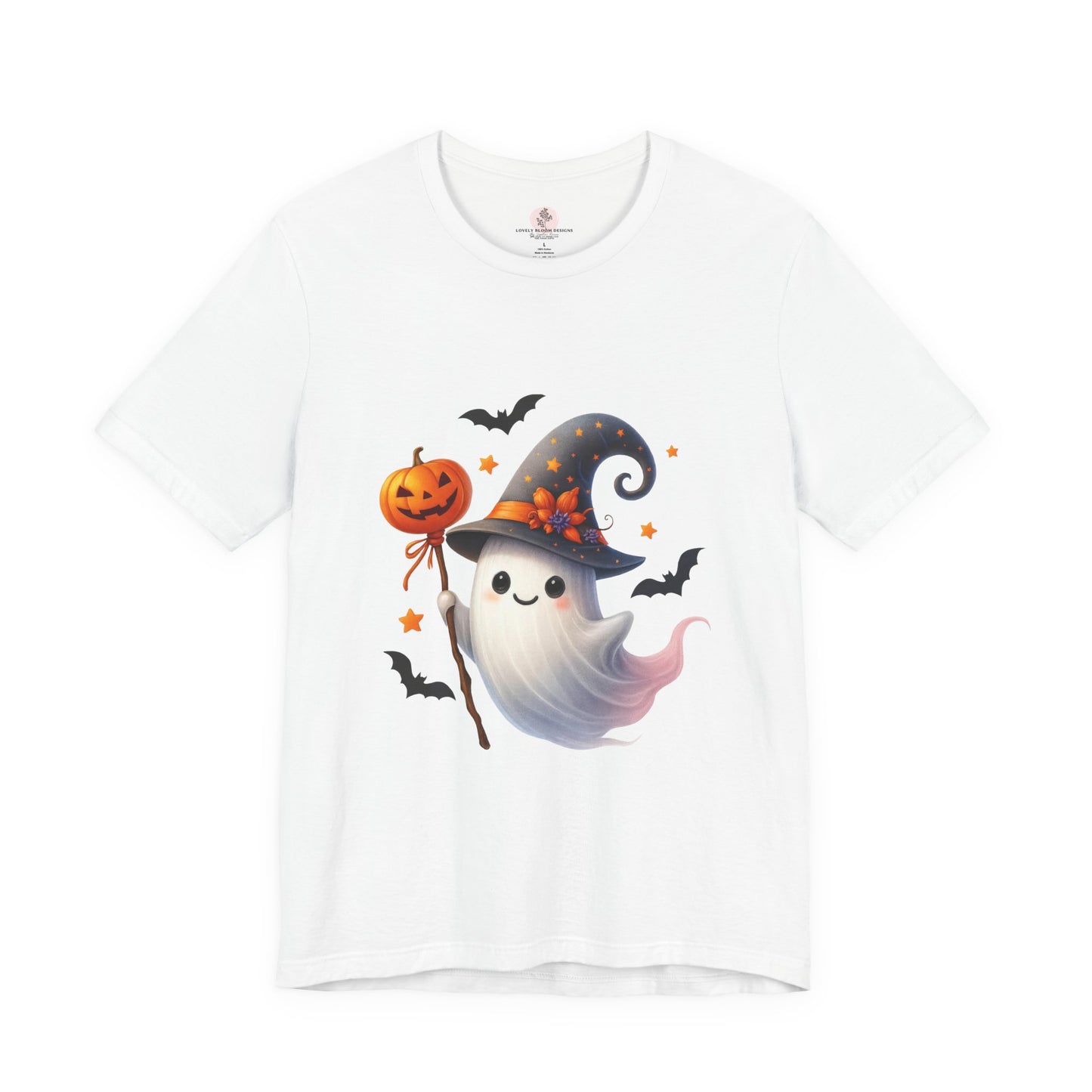 Halloween Ghost Tee, Funny Ghost Shirt, Unisex Halloween T-Shirt, Pumpkin Tee, Spooky Season Apparel, Cute Halloween Gift