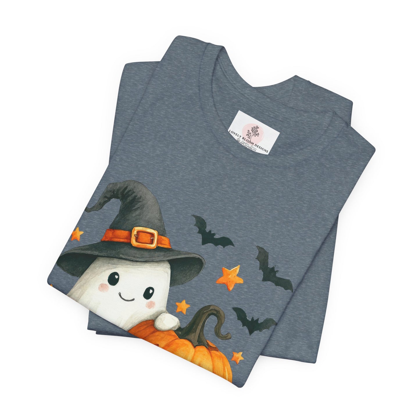 Halloween Ghost Tee, Funny Ghost Shirt, Unisex Halloween T-Shirt, Pumpkin Tee, Spooky Season Apparel, Cute Halloween Gift