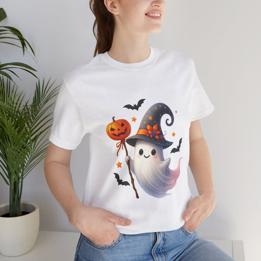 Halloween Ghost Tee, Funny Ghost Shirt, Unisex Halloween T-Shirt, Pumpkin Tee, Spooky Season Apparel, Cute Halloween Gift