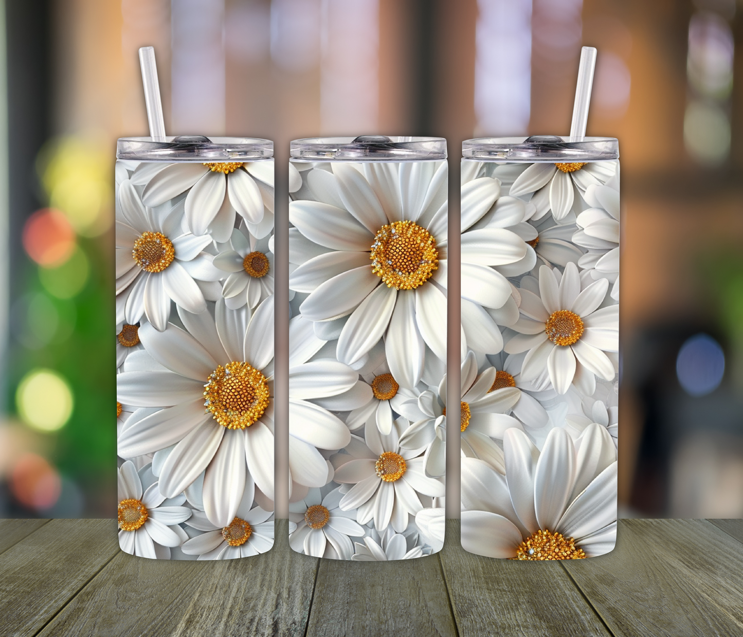 Daisy Dream Tumbler – 20oz Flower Cup | Sweet Gift for Moms, Daughters